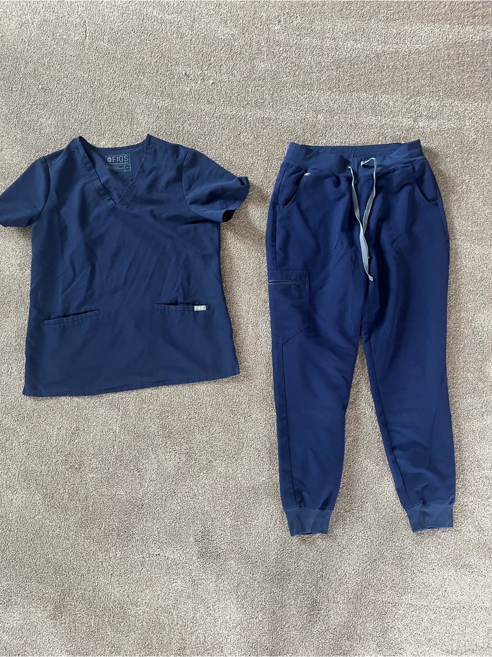 Figs Women's Navy Track Jogger Pants